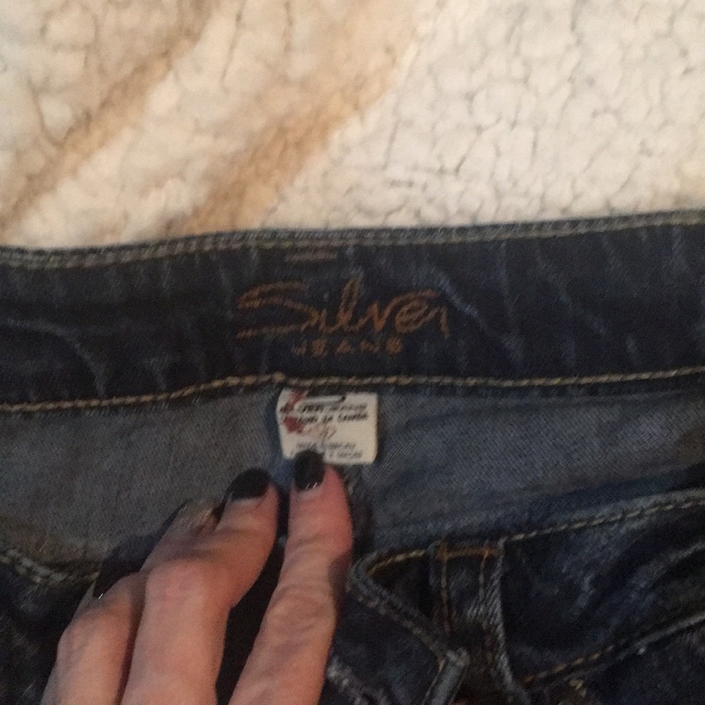 Silver jeans